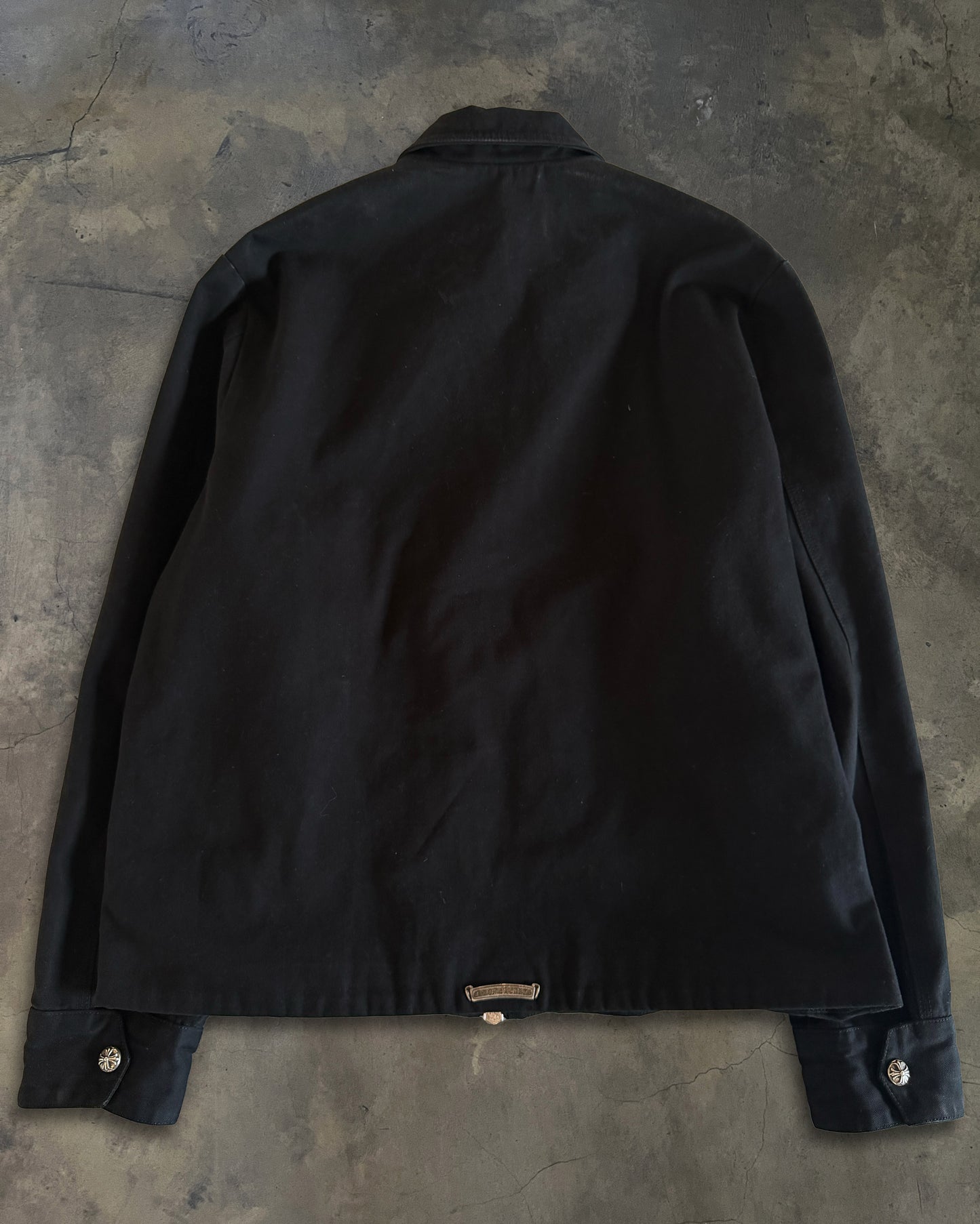 CHROME HEARTS STREET MEAT DAGGER ZIP CANVAS WORK JACKET