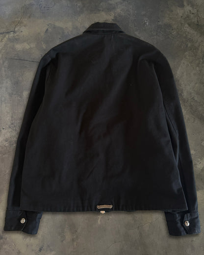 CHROME HEARTS STREET MEAT DAGGER ZIP CANVAS WORK JACKET