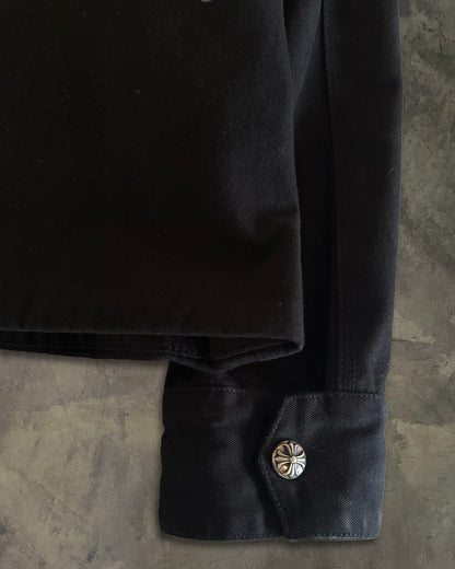 CHROME HEARTS STREET MEAT DAGGER ZIP CANVAS WORK JACKET