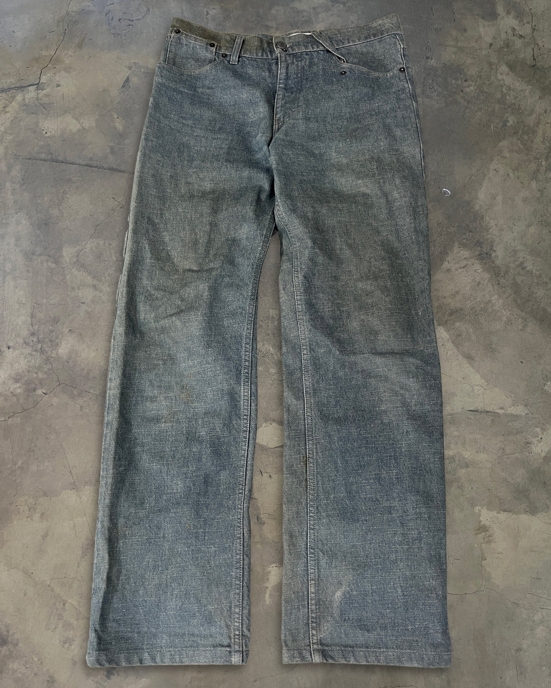HUSSEIN CHALAYAN SS2005 ASYMMETRICAL JEANS – glam archive