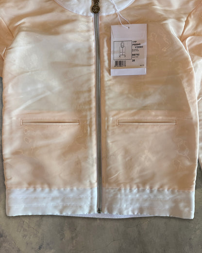 CHANEL SS2017 PEARL MESH BACK JACKET