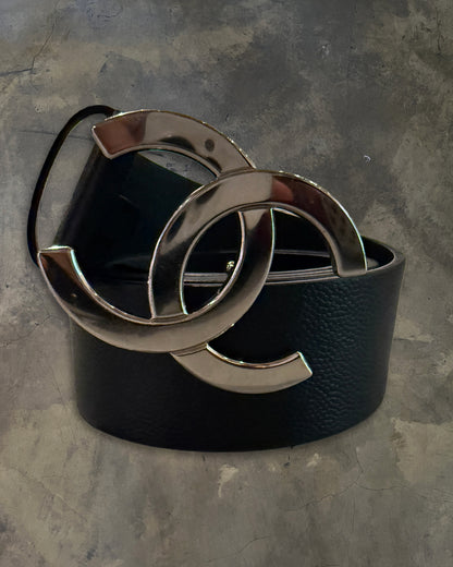 CHANEL 2020 CAVIAR LEATHER CC BELT