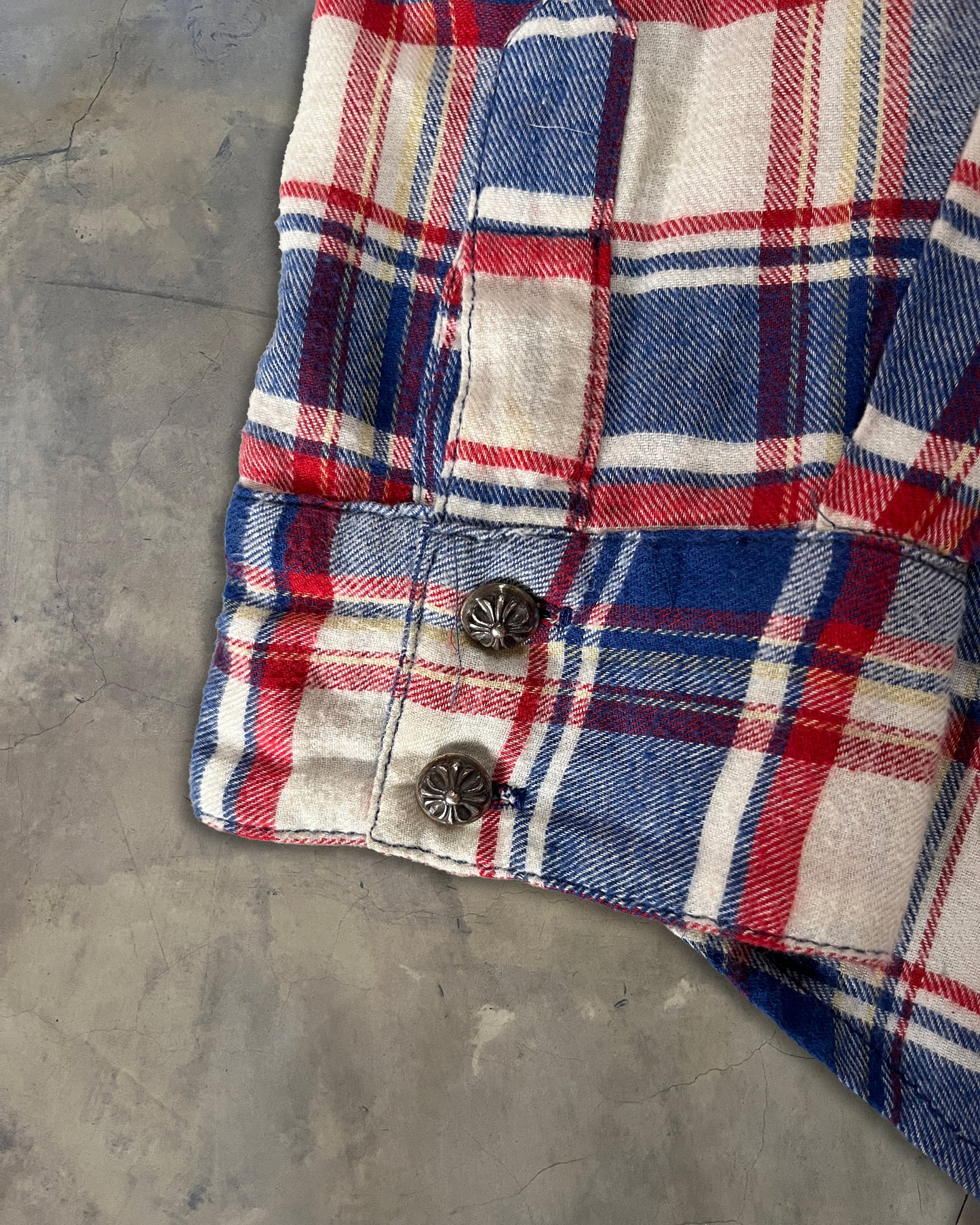 CHROME HEARTS 4 STAR PATCH FLANNEL