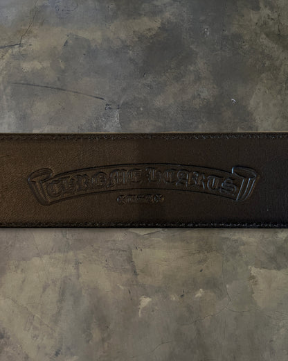 CHROME HEARTS OVAL CROSS BUCKLE + STRAP