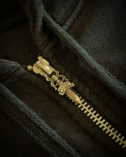 VINTAGE CHROME HEARTS THERMAL LINED HOODIE