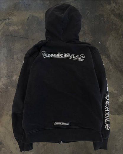 VINTAGE CHROME HEARTS THERMAL LINED HOODIE