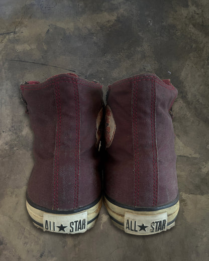 JOHN VARVATOS X CONVERSE WAXED DOUBLE ZIPPER HIGH TOPS