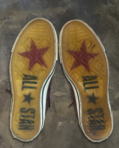 JOHN VARVATOS X CONVERSE WAXED DOUBLE ZIPPER HIGH TOPS