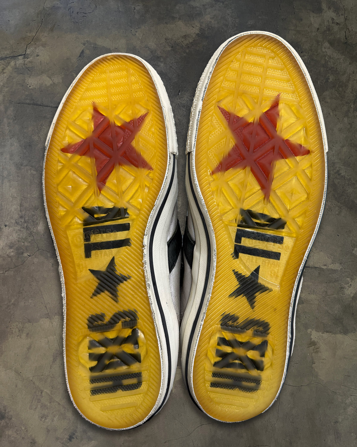 CONVERSE X JOHN VARVATOS SILVER LEATHER ALL STAR