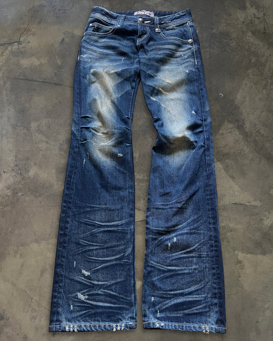 COOK JEANS WHISKERED DENIM WITH HARDWARE ★★★