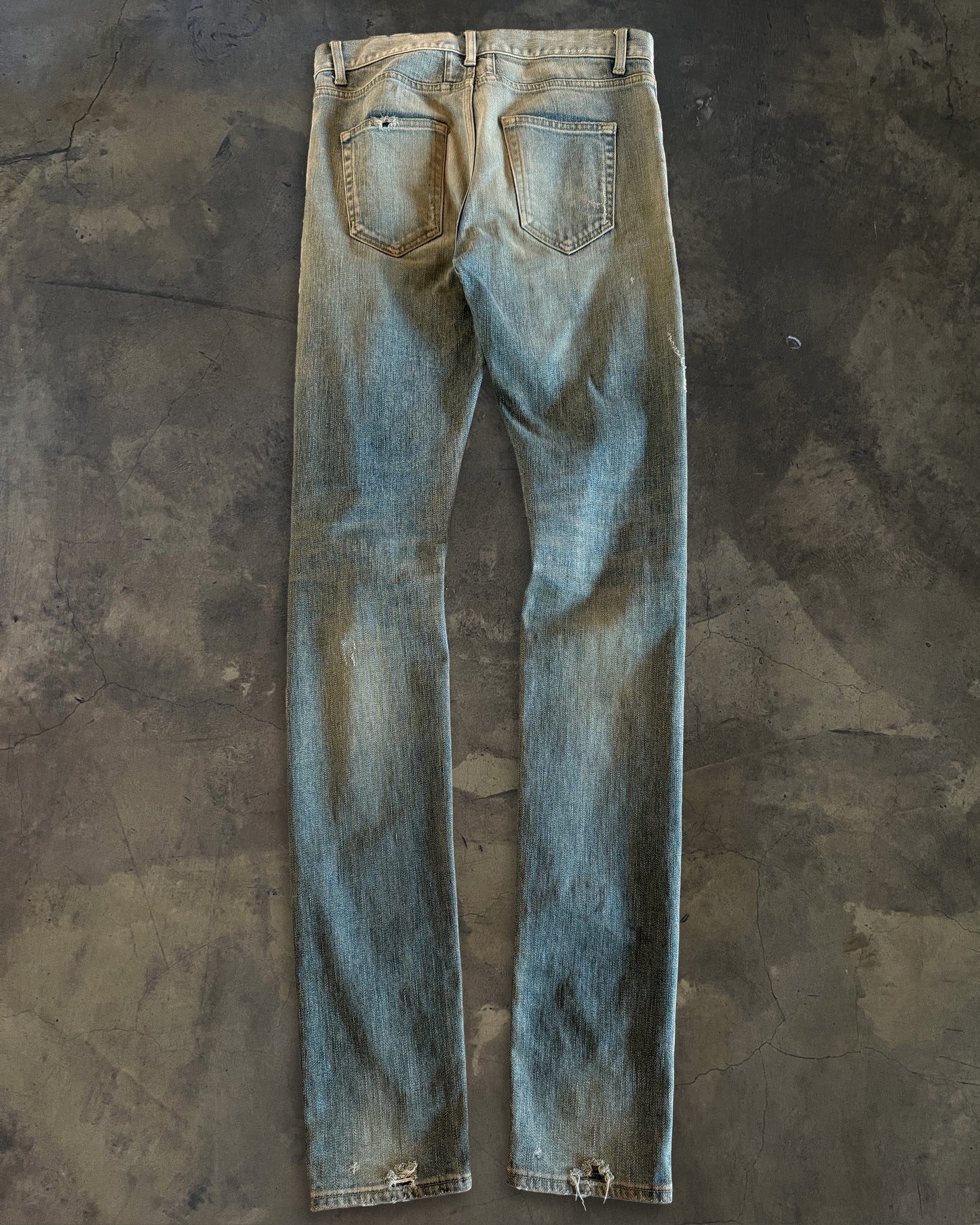SAINT LAURENT SS2016 CRASH DENIM