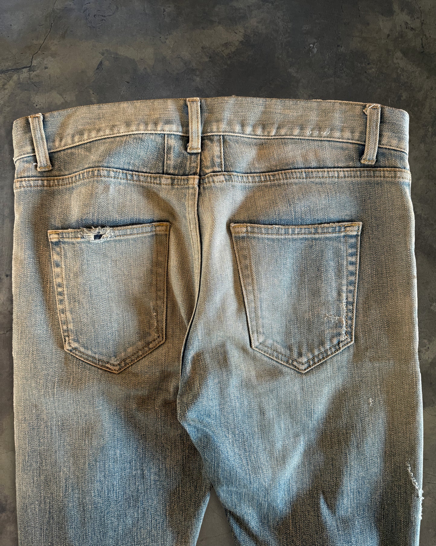 SAINT LAURENT SS2016 CRASH DENIM