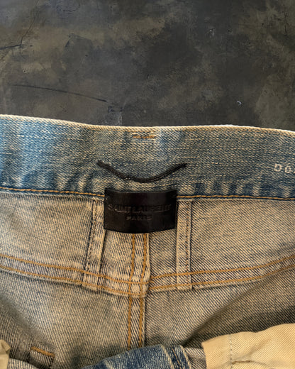 SAINT LAURENT SS2016 CRASH DENIM