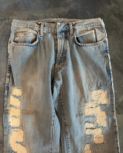 DIOR HOMME SS2006 CRASH DENIM JEANS