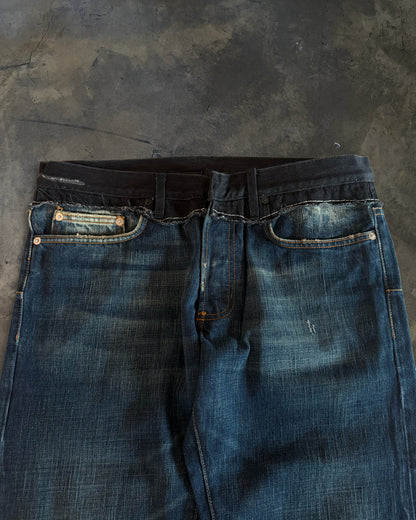 DIOR HOMME AW2006 " THESE GRAY DAYS" CUMMERBUND JEANS