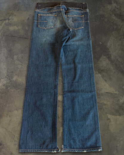 DIOR HOMME AW2006 " THESE GRAY DAYS" CUMMERBUND JEANS