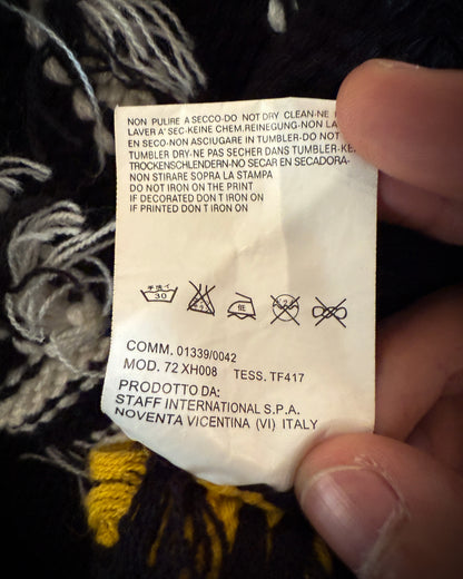 DSQUARED AW2005 "JESUS LOVES EVEN ME" COWICHAN SWEATER