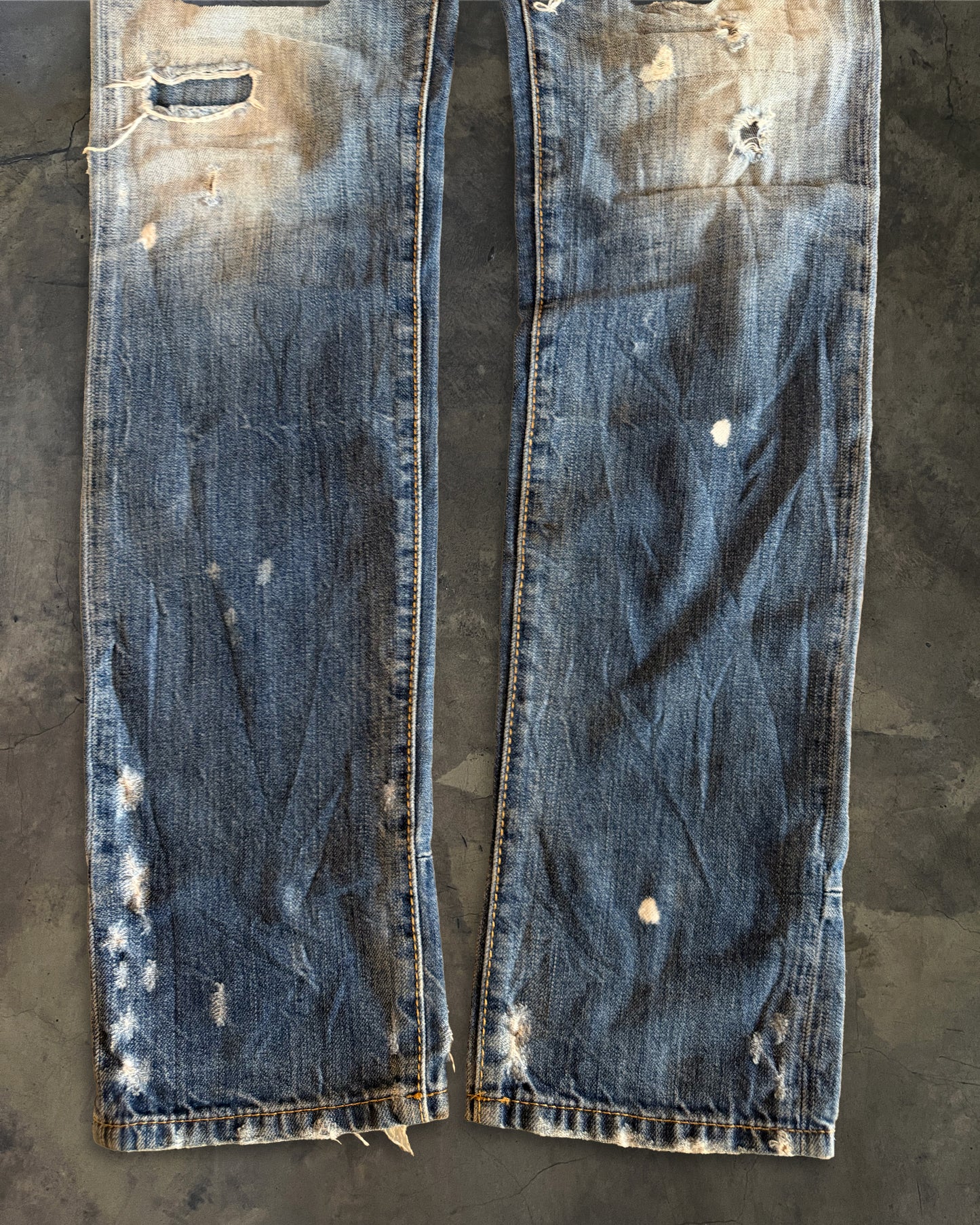 DSQUARED2 AW2017 DISTRESSED PATCHED JEANS