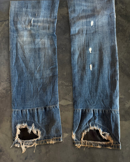 DSQUARED2 AW2017 DISTRESSED PATCHED JEANS
