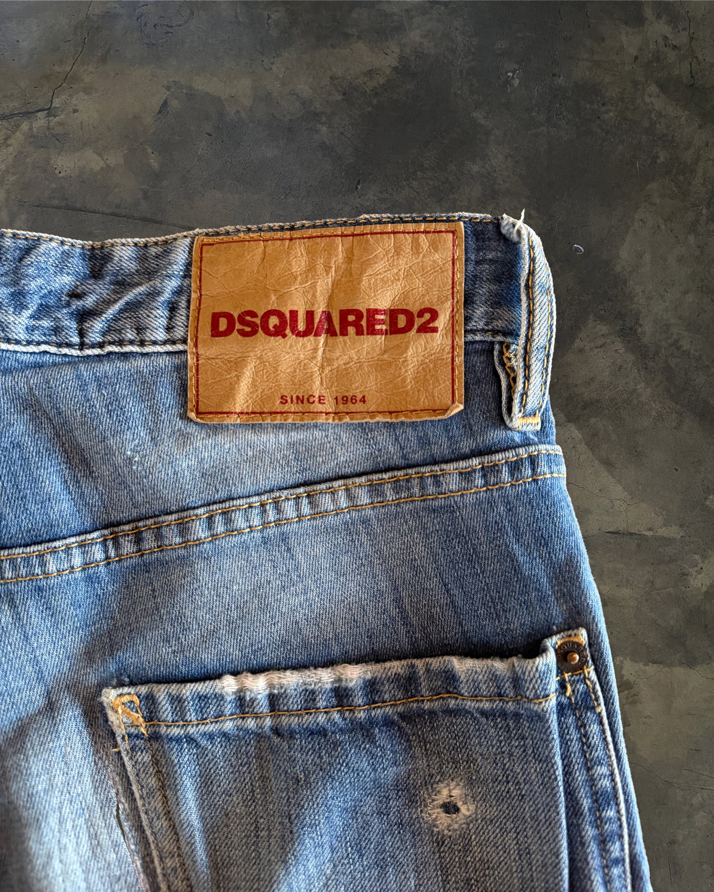 DSQUARED2 AW2017 DISTRESSED PATCHED JEANS
