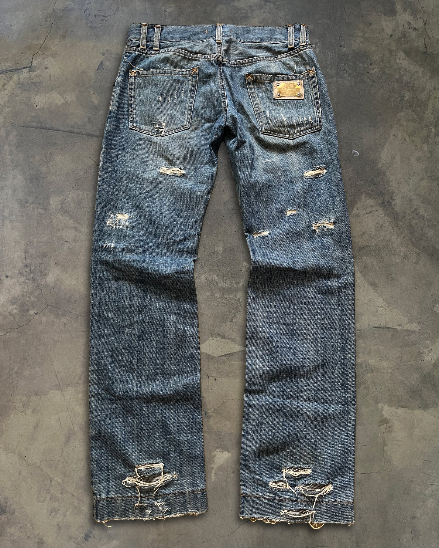 DOLCE GABBANA CRASH MUDWASH DENIM