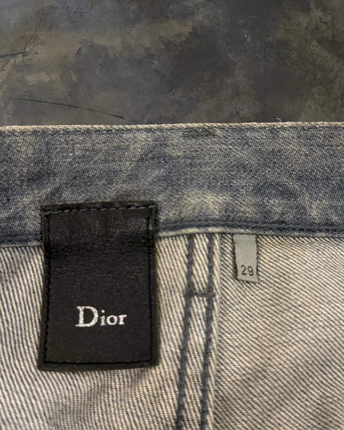 DIOR HOMME MUDWASH DENIM