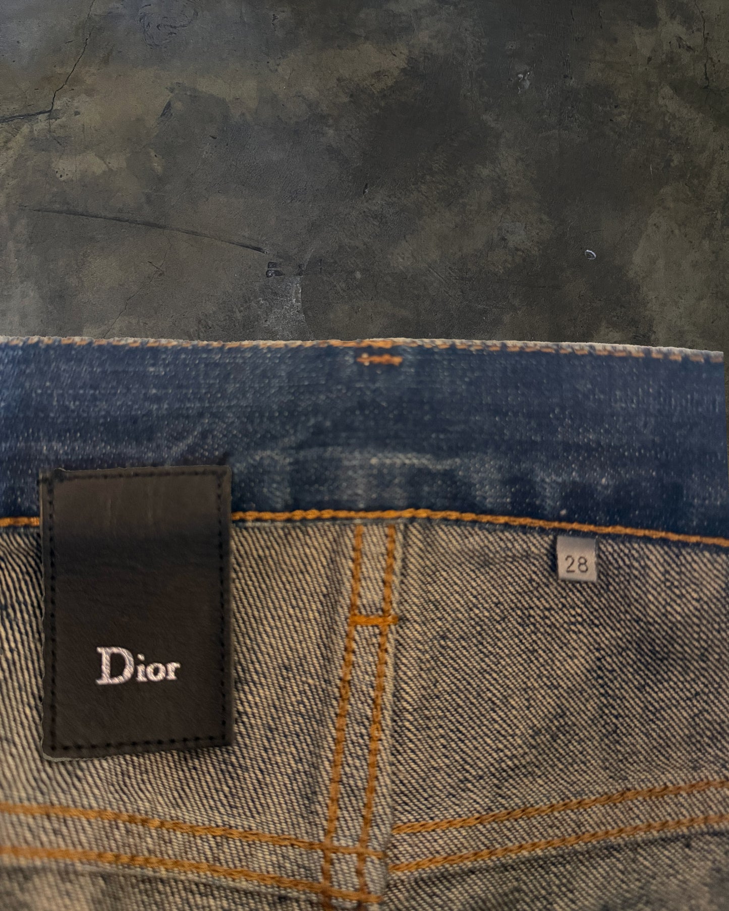 DIOR HOMME SS2011 DISTRESSED DENIM