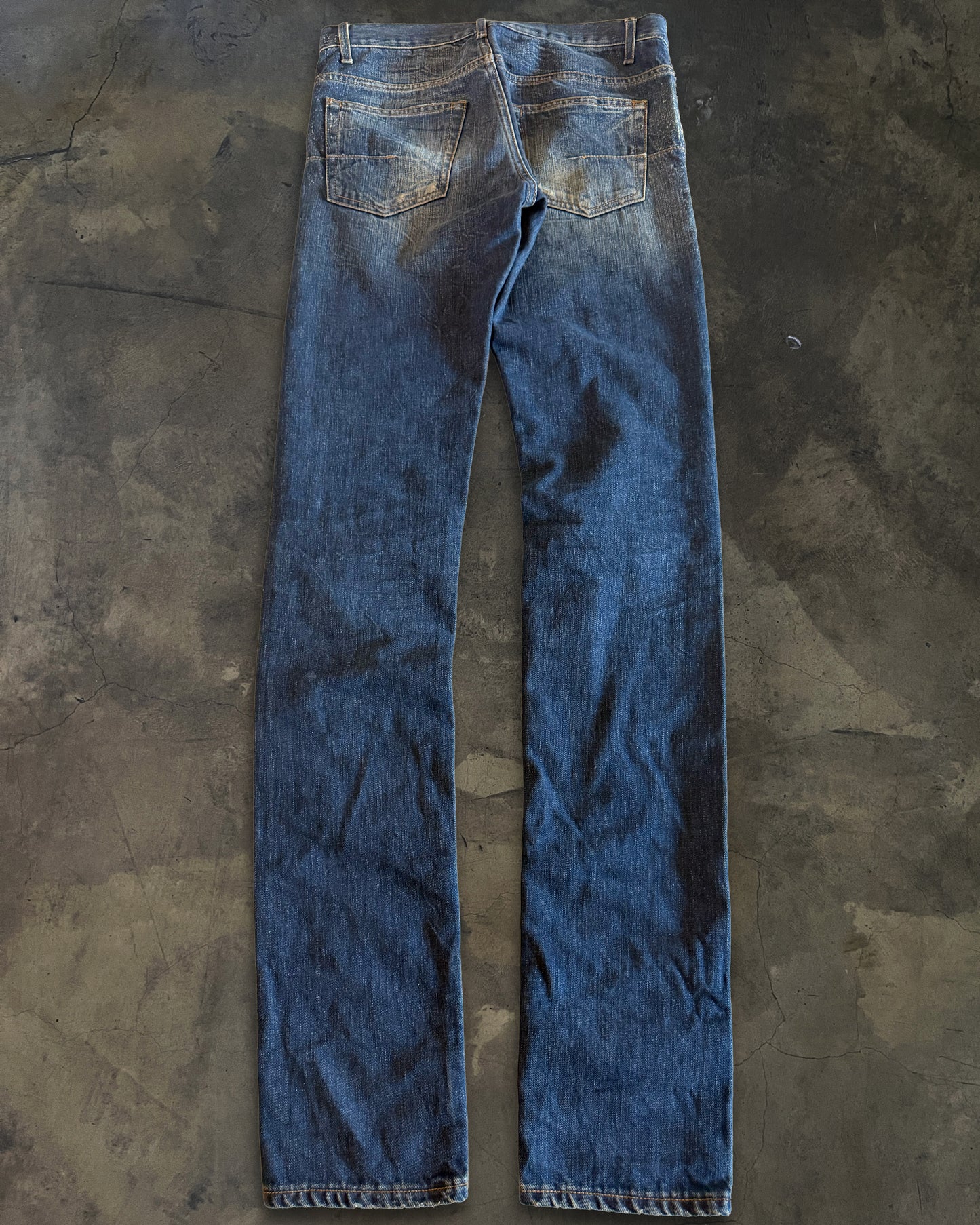 DIOR HOMME SS2011 DISTRESSED DENIM