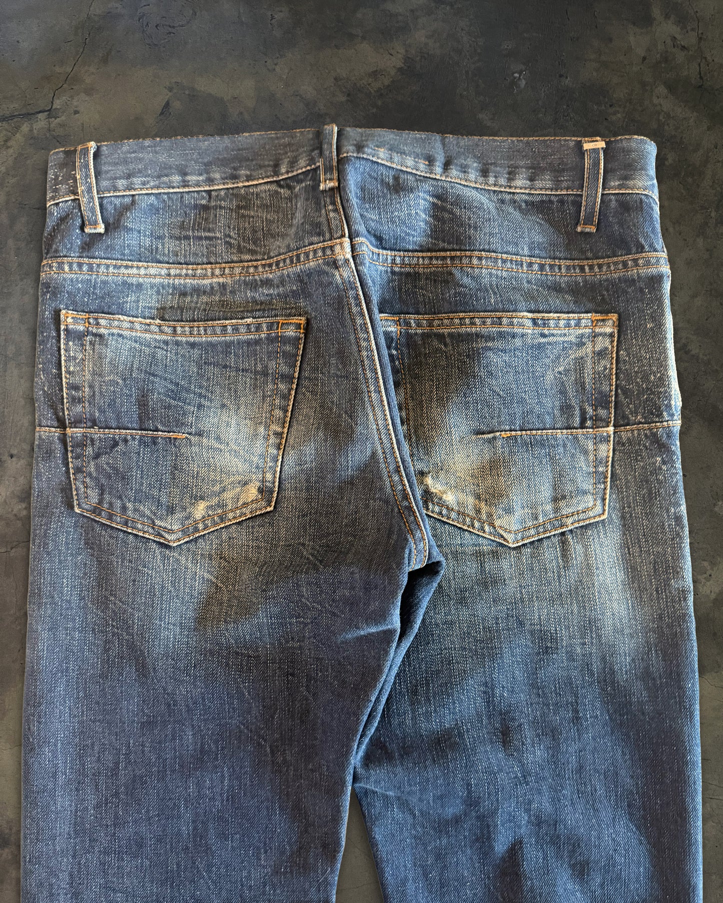 DIOR HOMME SS2011 DISTRESSED DENIM