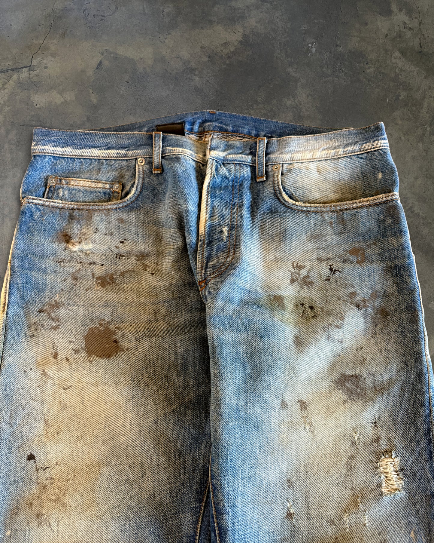 DIOR HOMME SS2011 MUDWASH DENIM