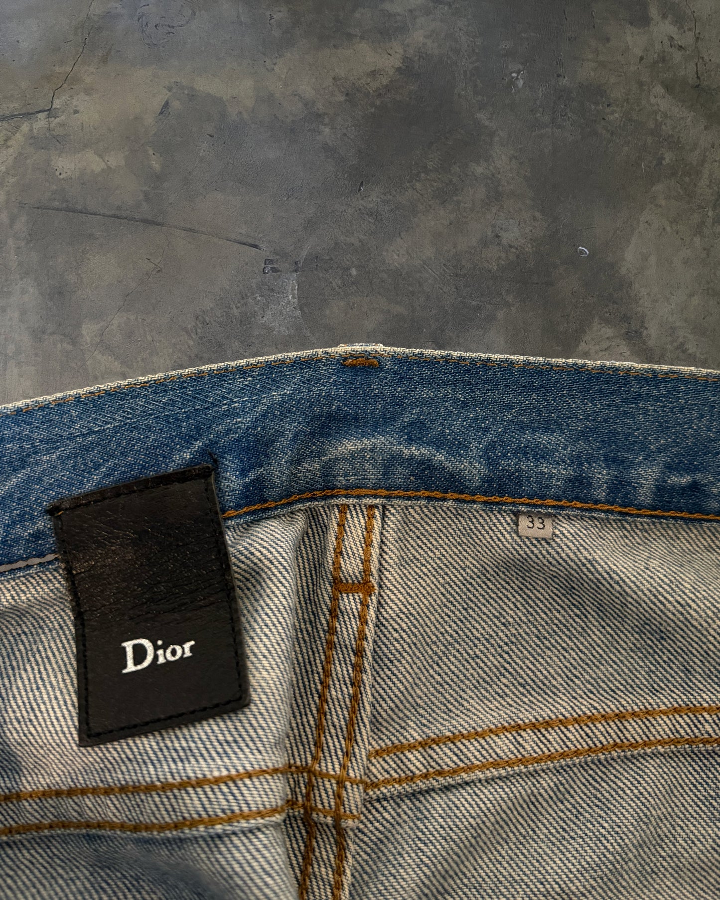DIOR HOMME SS2011 MUDWASH DENIM