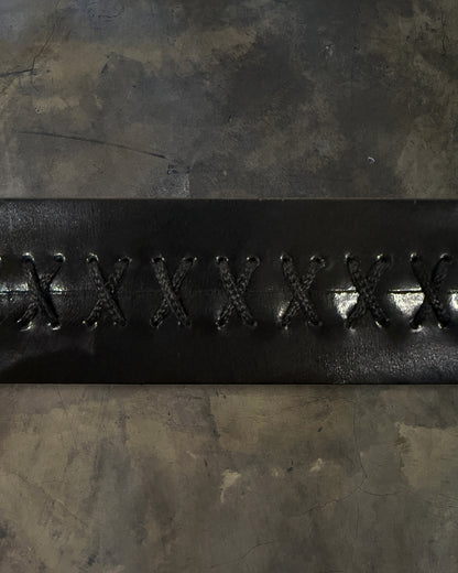 DIOR HOMME SS2004 "X" OVERLOCKED BELT