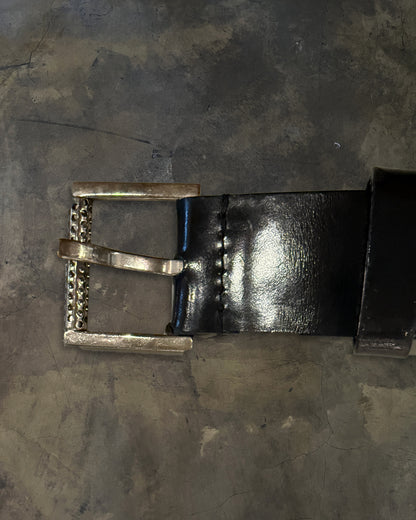 DIOR HOMME SS2004 "X" OVERLOCKED BELT