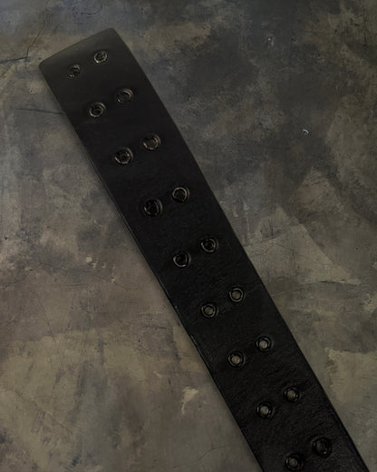 DIOR HOMME SS2004 "STRIP" GROMMET LACED BELT