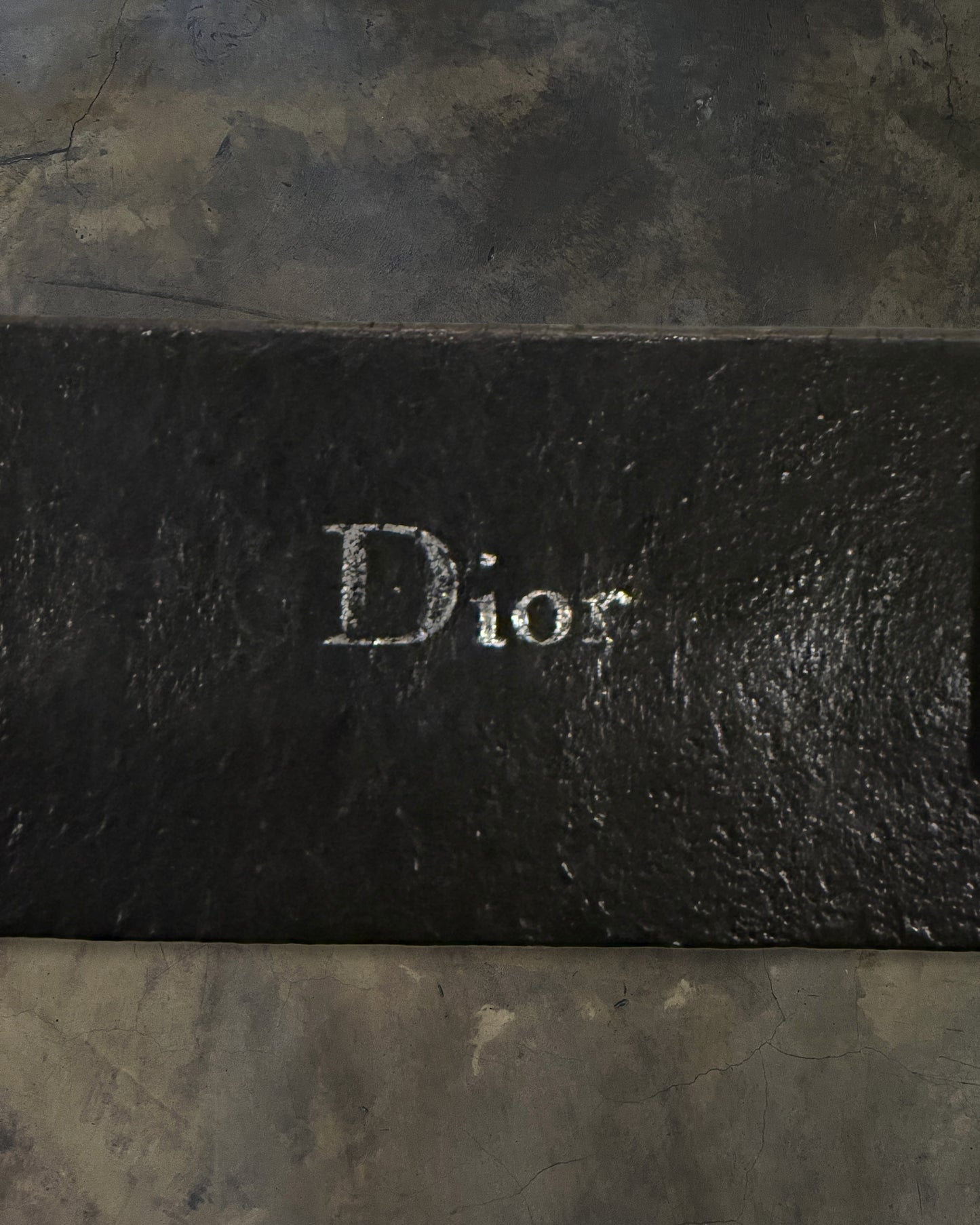 DIOR HOMME SS2004 "X" OVERLOCKED BELT