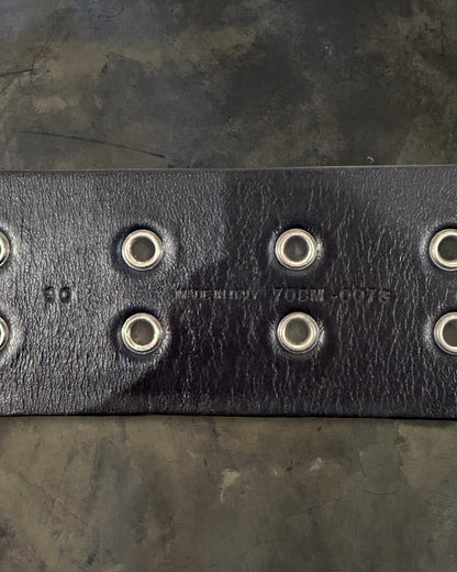 DIOR HOMME SS2004 "STRIP" GROMMET LACED BELT