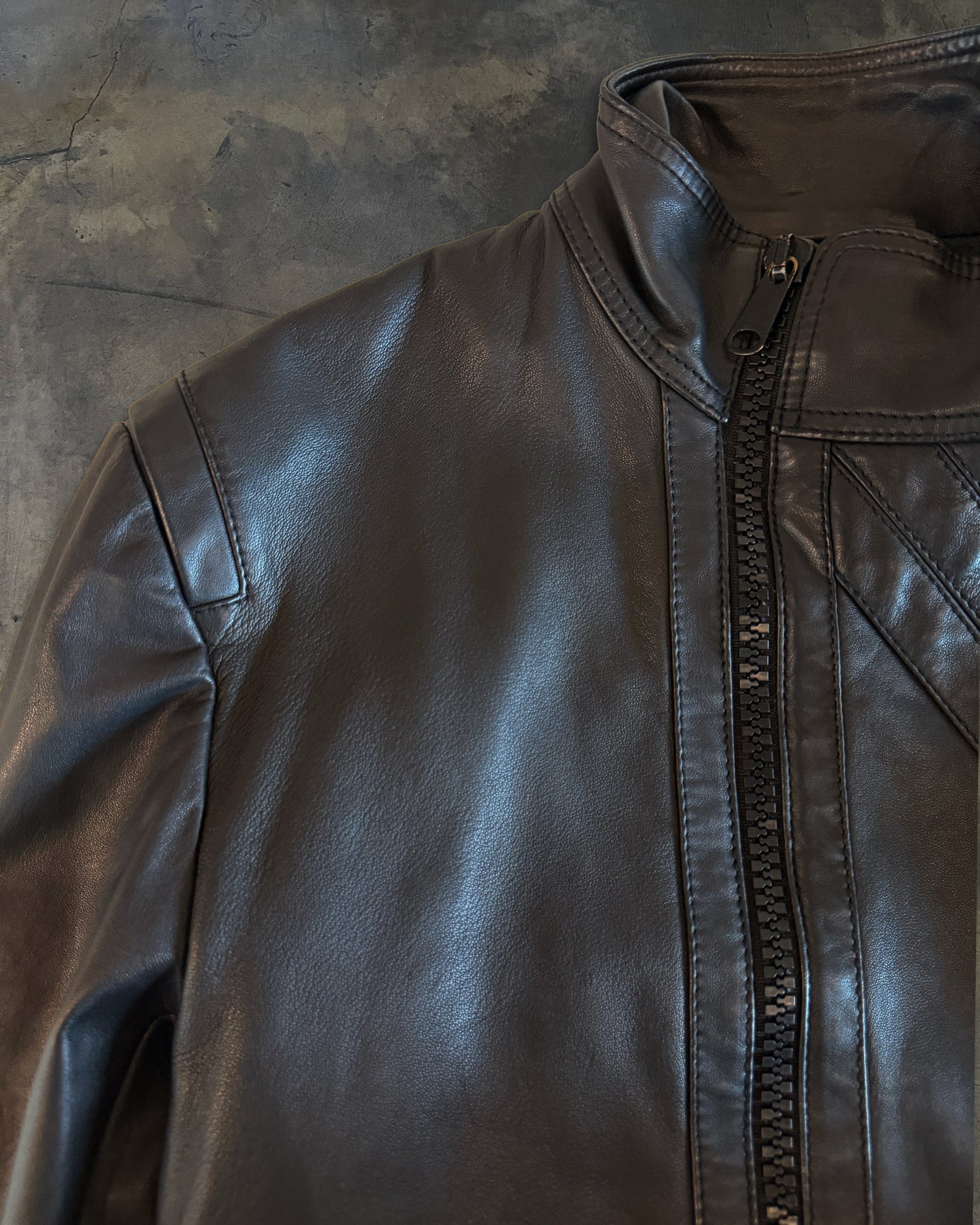 DIOR HOMME AW2005 'IN THE MORNING' RUNWAY MOTO JACKET