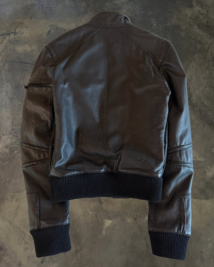 DIOR HOMME AW2005 'IN THE MORNING' RUNWAY MOTO JACKET