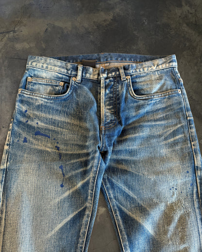 DIOR HOMME SS2011 "INK ME" PAINT SPLATTER DENIM