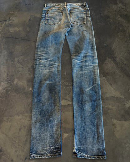 DIOR HOMME SS2011 "INK ME" PAINT SPLATTER DENIM