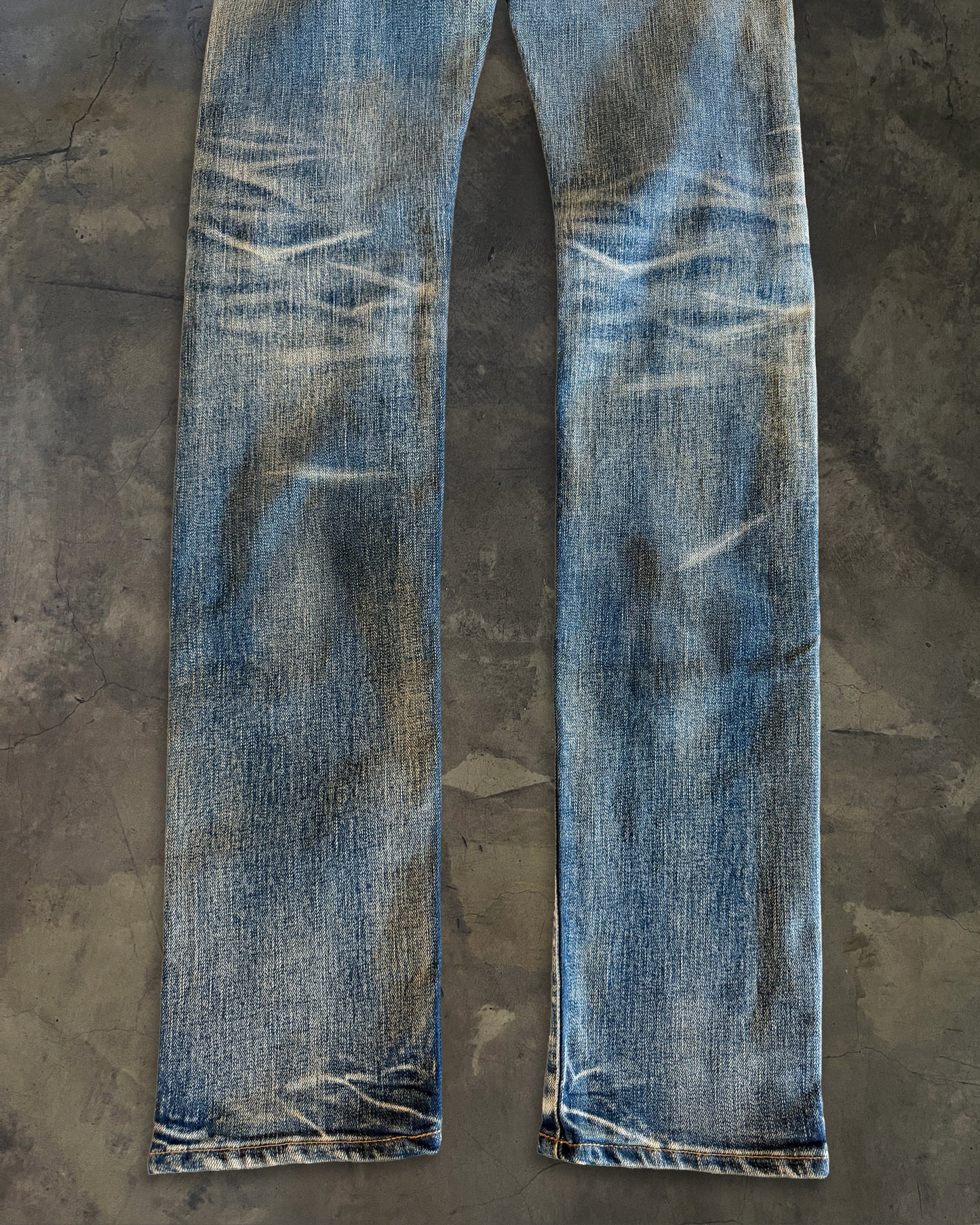 DIOR HOMME SS2011 "INK ME" PAINT SPLATTER DENIM