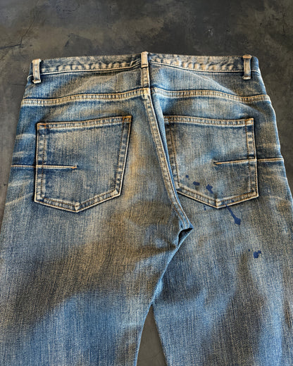 DIOR HOMME SS2011 "INK ME" PAINT SPLATTER DENIM