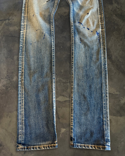 DIOR HOMME SS2011 "INK ME" PAINT SPLATTER DENIM