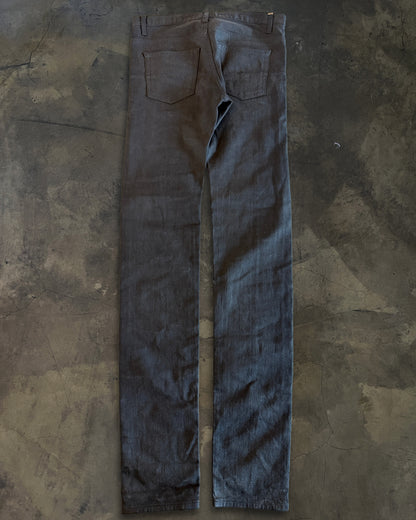 DIOR HOMME AW2008 WAXED NIGHTFALL DENIM