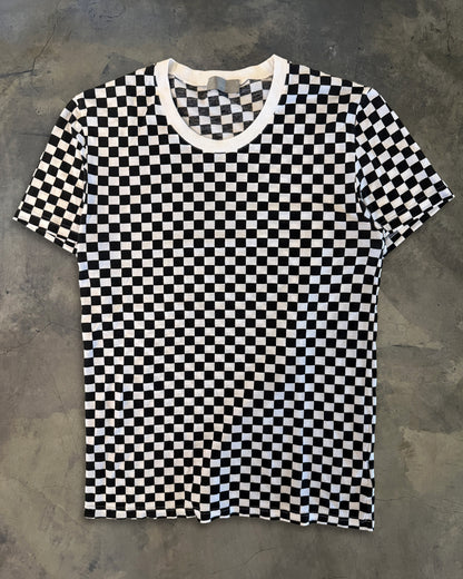 DIOR HOMME SS2006 CHECKERED TEE