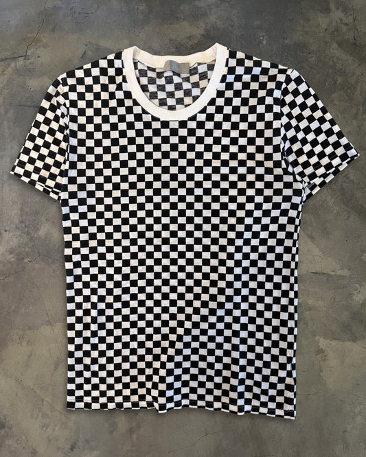 DIOR HOMME SS2006 CHECKERED TEE