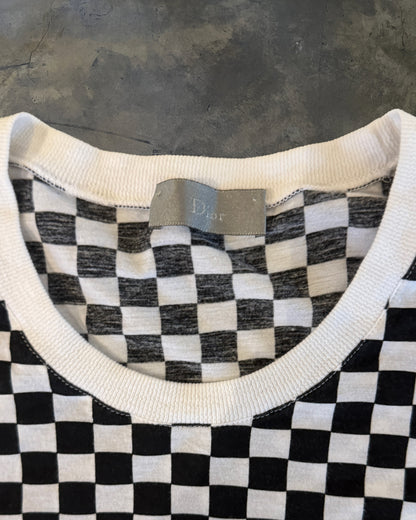 DIOR HOMME SS2006 CHECKERED TEE