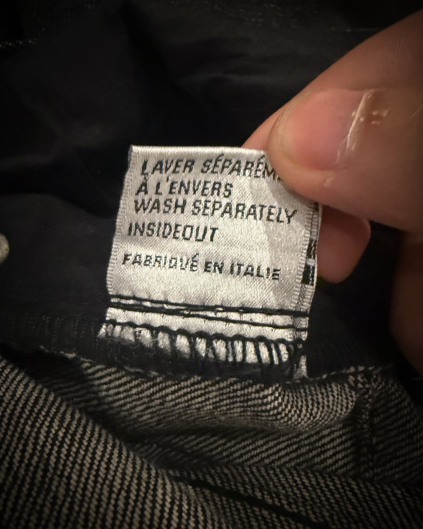 DIOR HOMME SS2005 INDIGO DENIM