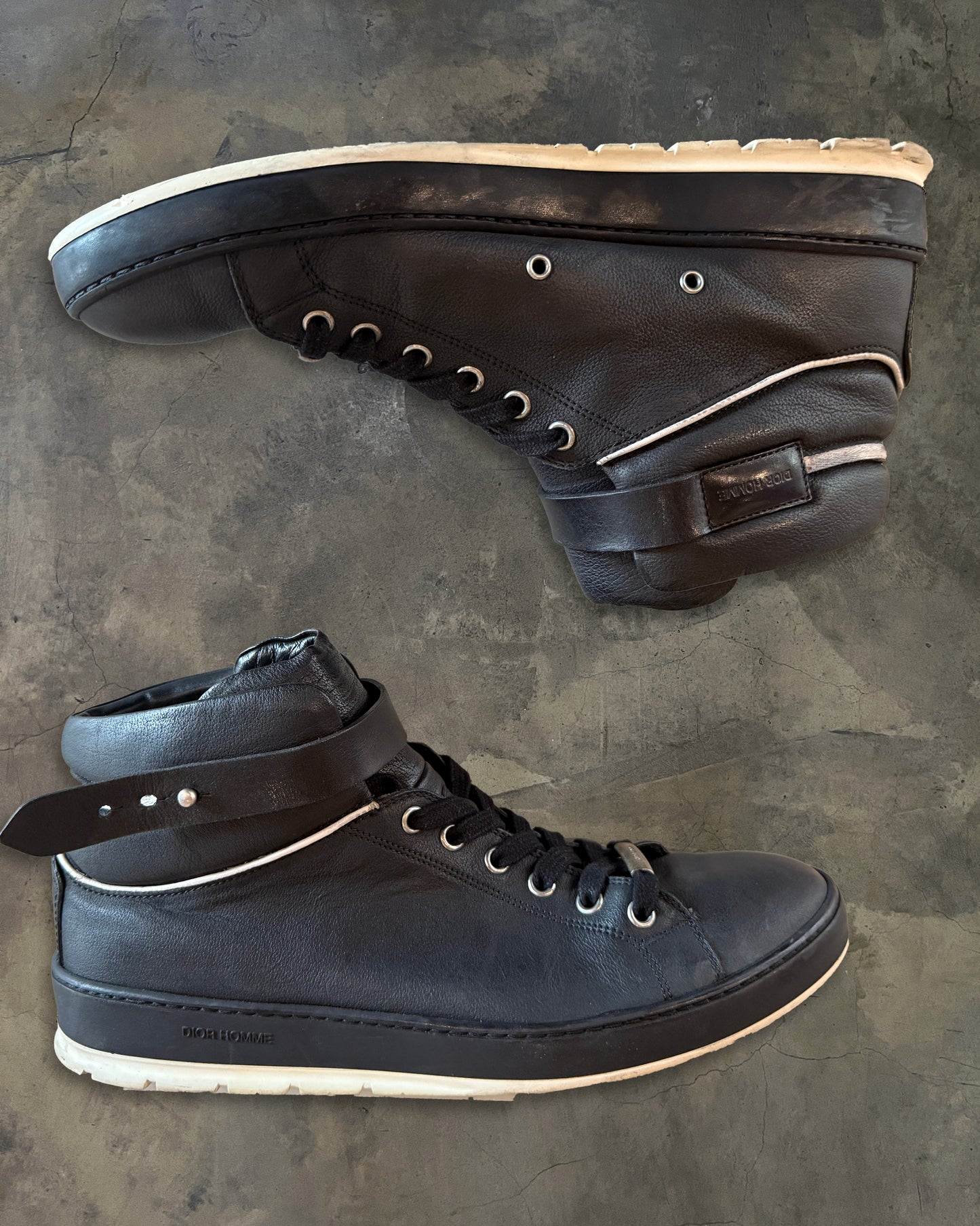 DIOR HOMME 2014 LEATHER STRAP HIGHTOP