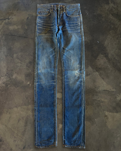 DIOR HOMME SS2007 LUSTER WAXED DENIM